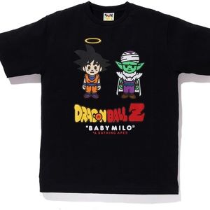 BAPE x Dragon Ball Z Son Goku & Piccolo Baby Milo Tee
